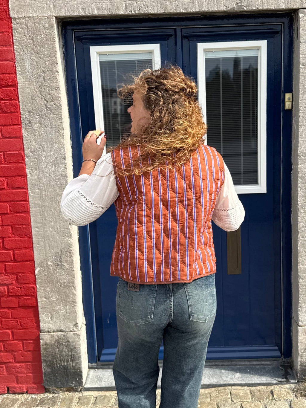 Reversible Gilet Fleur