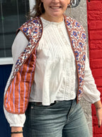 Reversible Gilet Fleur