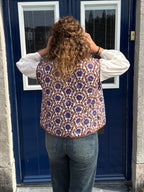 Reversible Gilet Fleur