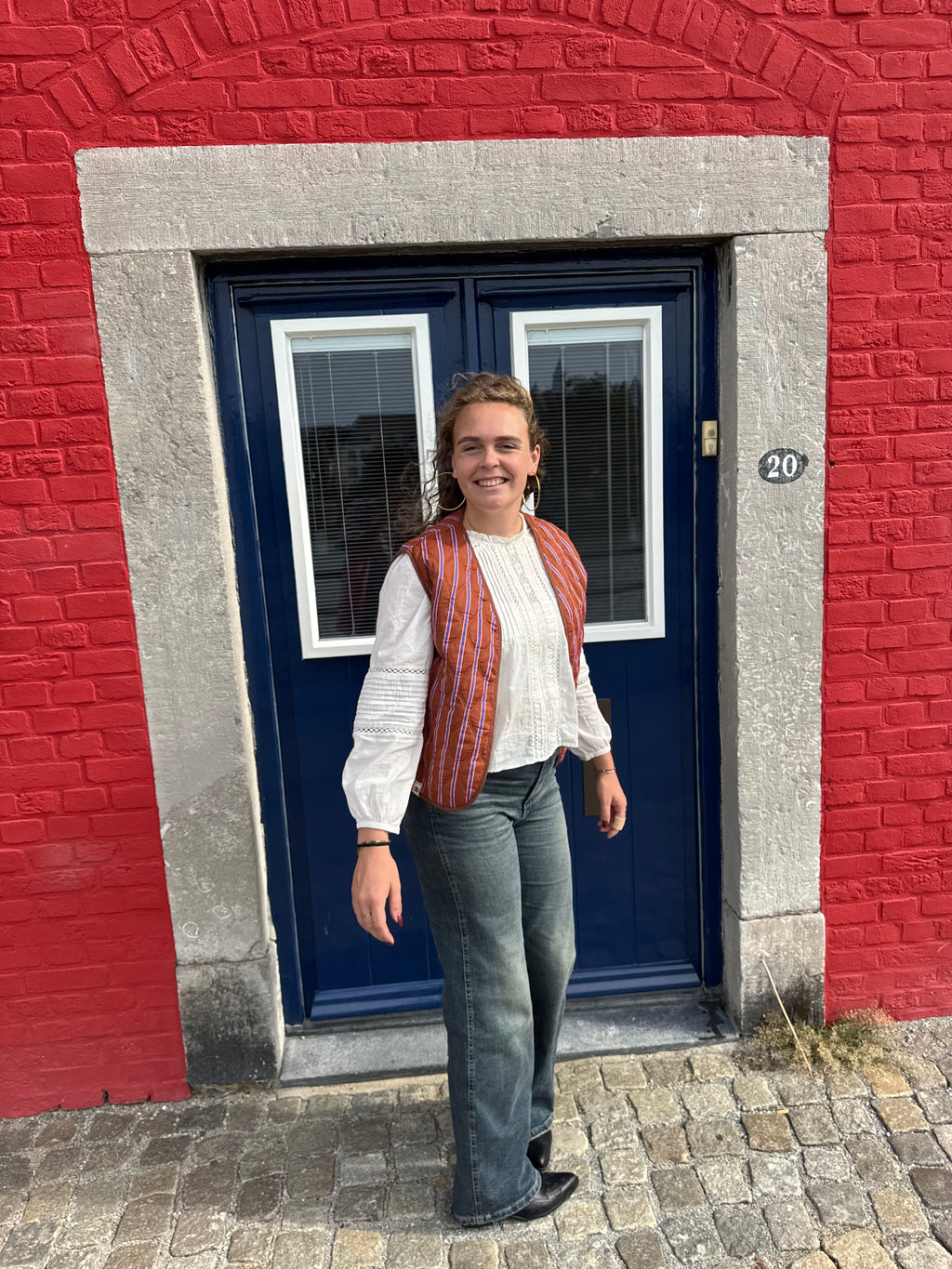 Reversible Gilet Fleur