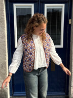 Reversible Gilet Fleur